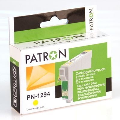 КАРТРИДЖ EPSON T1294 (PN-1294) YELLOW PATRON